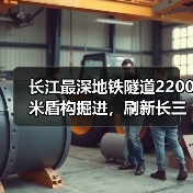 长江最深地铁隧道2200米盾构掘进,刷新长三角建设记录(图3) 长江最深地铁隧道2200米盾构掘进,刷新长三角建设记录(图3)