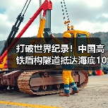 打破世界纪录!中国高铁盾构隧道抵达海底106米(图3) 打破世界纪录!中国高铁盾构隧道抵达海底106米(图3)
