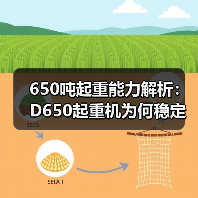 650吨起重能力解析:D650起重机为何稳定性与可靠性出众?(图1) 650吨起重能力解析:D650起重机为何稳定性与可靠性出众?(图1)