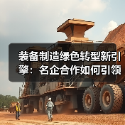 装备制造绿色转型新引擎:名企合作如何引领行业变革?(图2) 装备制造绿色转型新引擎:名企合作如何引领行业变革?(图2)
