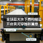 全球最大水下盾构隧道开启黄河穿越新篇章(图3) 全球最大水下盾构隧道开启黄河穿越新篇章(图3)