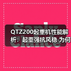 QTZ200起重机性能解析:起重强抗风稳 为何成工程优选?(图4) QTZ200起重机性能解析:起重强抗风稳 为何成工程优选?(图4)