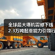 全球最大塔机震撼下线 2.3万吨起重能力引领行业突破(图1) 全球最大塔机震撼下线 2.3万吨起重能力引领行业突破(图1)