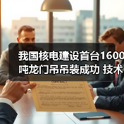 我国核电建设首台1600吨龙门吊吊装成功 技术创新引领行业(图1) 我国核电建设首台1600吨龙门吊吊装成功 技术创新引领行业(图1)