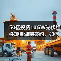 50亿投资10GW光伏组件项目湖南签约,如何助力绿色能源发展?(图1) 50亿投资10GW光伏组件项目湖南签约,如何助力绿色能源发展?(图1)
