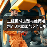 工程机械选型与使用难题?3大原因与5个实用解决方法(图3) 工程机械选型与使用难题?3大原因与5个实用解决方法(图3)
